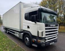 2002 Scania 114 380 6x2 Box Truck 